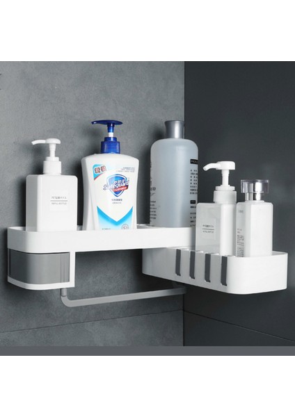 Siyah Stil Yaratıcı Köşe Duş Rafı Banyo Şampuan Duş Raf Tutucu Mutfak Saklama Rafı Organizer Duvara Monte Tip (Yurt Dışından) modelleri