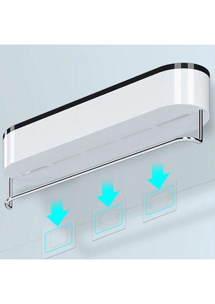 Siyah Stil Mıcck Banyo Rafı Şampuan Duş Rafları Duvara Monte Tuvalet Su Geçirmez Banyo Düzenleyici Kozmetik Raf Banyo Havlu Askısı (Yurt Dışından) indirimleri