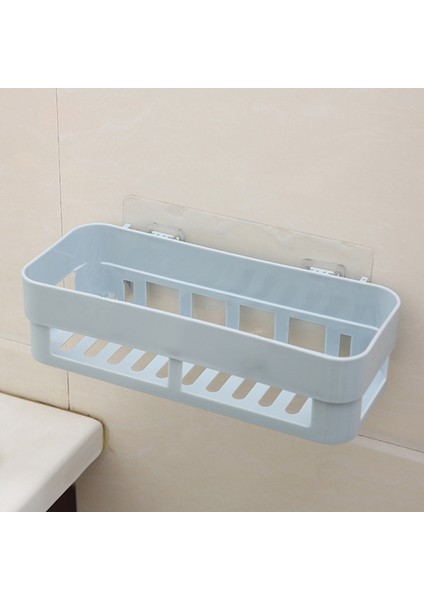 B-Mavi Tarzı 1 Parça Banyo Depolama Rafı Tuvalet Organizer Küvet Tepsisi Tutucu Montaj Köşe Rafı Su Geçirmez Mutfak Aksesuarları H1237 (Yurt Dışından)