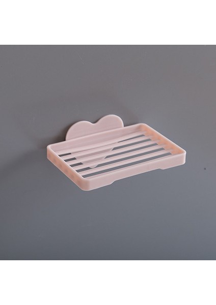 Pembe Tarzı Sabunluk Banyo Duş Sabun Kutusu Tabak Banyo Organizer Duvar Montaj Depolama Rafı Mutfak Asılı Raf U3 (Yurt Dışından) indirimleri