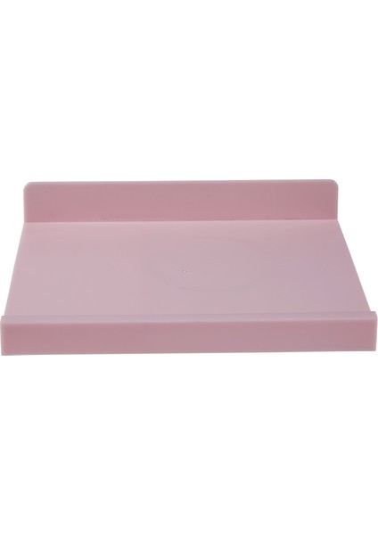 Pembe Tarzı Deliksiz Banyo Rafları Tuvalet, Komodin, Mutfak Aksesuarları (Yurt Dışından)