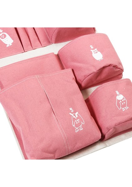 12-2 Storage Pouch Style Resim Olarak 6 Cep Duvar Askılı Saklama Çantası Ev Gereçleri Sınıflandırma Çantası Pamuk Keten Kapı Askılı Düzenleyici Su Geçirmez Askılı Düzenleyici (Yurt Dışından)