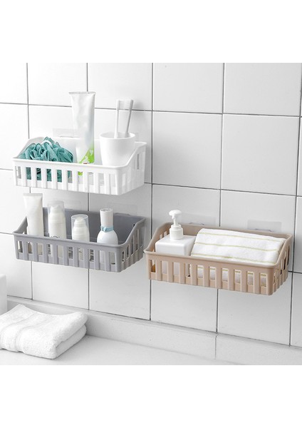 C Stili Mutfak Banyo Duvar Depolama Rafı Asma Askı Köşe Sepeti Tutucu Organizer Duvara Monte Depolama Sepeti (Yurt Dışından)