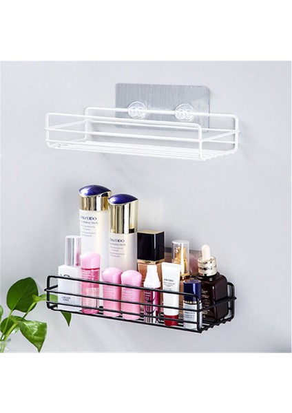 2 Adet Bıack Stili Banyo Rafı Duş Duvar Montaj Şampuan Saklama Tutucu Emme Kupası Matkap Delme Mutfak Depolama Banyo Aksesuarları (Yurt Dışından) fiyatları