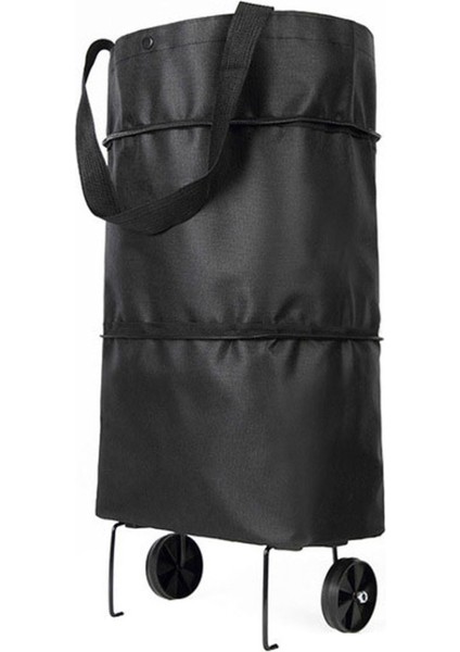 Mavi Stil Katlanabilir Alışveriş Çekiçli Araba Trolley Çantası Tekerlekli Alışveriş Torbaları Gıda Organizatör Sebze Torbası Yeniden Kullanılabilir Market Çantaları (Yurt Dışından) fırsatları
