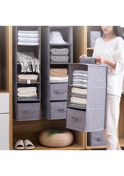 5 Katmanlı Bej Tarzı Yaratıcı Ev Ürünleri Asma Dolap Çekmeceli Iç Çamaşırı Sınıflandırma Depolama Duvar Dolabı Askı Rafı (Yurt Dışından) modelleri