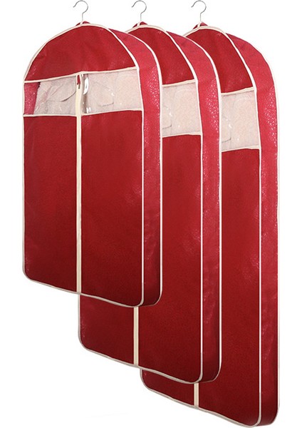 Sıradan-1 Tarzı 108X60CM Ev Three-Dimensional Coat Kürk Giysi Toz Kapağı Uzun Kaban Süet Toz Giysi Saklama Çantası Giysi Kapakları Askıda (Yurt Dışından)