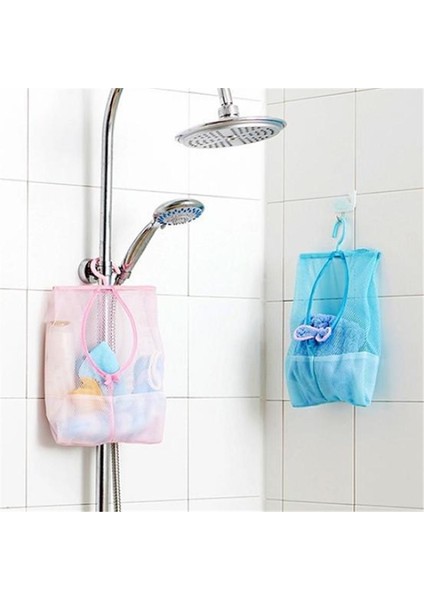 Pembe Tarzı 2020 Yeni Banyo Depolama Çamaşır Mandallı Ağ Askı Çanta Organizatör Duş Banyo Yeni (Yurt Dışından) fırsatları