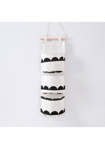 Açık Yeşil Tarzı 58X20CM 3 Cep Duvar Askılı Depolama Çantası Su Geçirmez Banyo Kozmetik Düzenleyici Kapı Askılı Depolama Çantaları Ev Eşyaları Anahtar Organizatörü (Yurt Dışından)