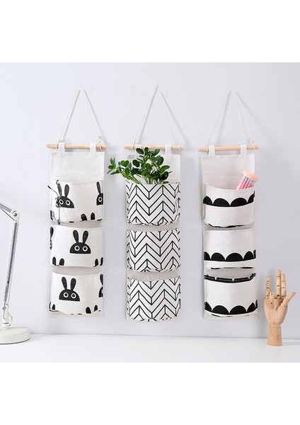 Açık Yeşil Tarzı 58X20CM 3 Cep Duvar Askılı Depolama Çantası Su Geçirmez Banyo Kozmetik Düzenleyici Kapı Askılı Depolama Çantaları Ev Eşyaları Anahtar Organizatörü (Yurt Dışından) modelleri