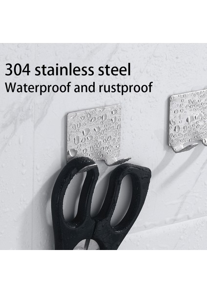 1 Adet Tarzı 4.5X6X3CM Pcs Paslanmaz Çelik Jilet Tutucu Depolama Kanca Duvara Monte Traş Makinesi Stand Raf Banyo Jilet Askısı Organizatörü (Yurt Dışından)