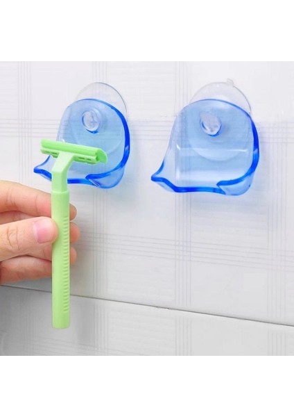 Pembe Stil 3 Parça Yeni Çevre Dostu Süper Emme Kupası Jilet Tutucu Duş Rafı Banyo Emme Tıraş Saklama Emme Duvar Askısı Promosyon (Yurt Dışından) fiyatları