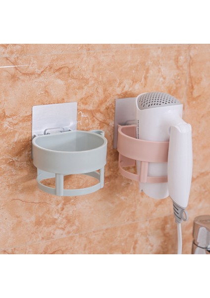 No.1 Tarzı Saç Kurutma Makinesi Saklama 4 Renkli Askılı Stand Abs Duvara Monte Plastik Alan Tasarrufu Raf Banyo Düzenleyici Kanca (Yurt Dışından) fiyatları