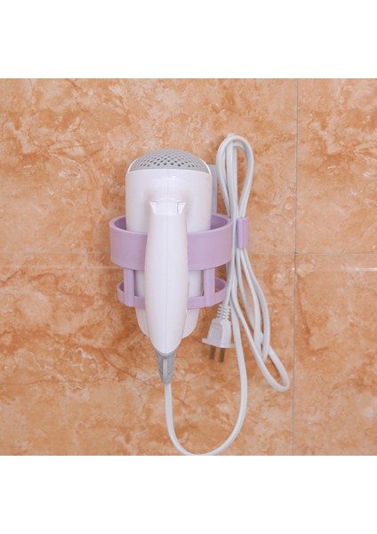 No.1 Tarzı Saç Kurutma Makinesi Saklama 4 Renkli Askılı Stand Abs Duvara Monte Plastik Alan Tasarrufu Raf Banyo Düzenleyici Kanca (Yurt Dışından) indirimleri