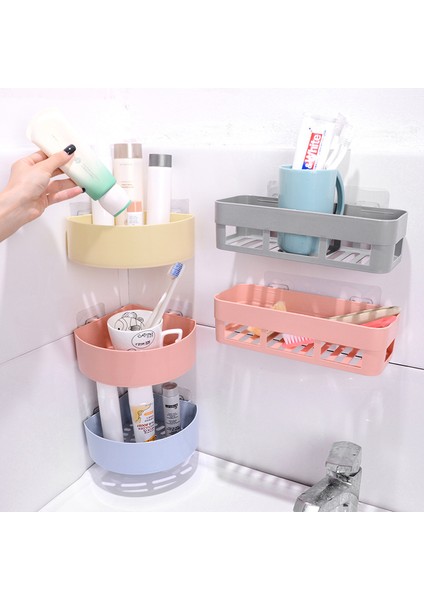 Açı Yeşil Tarzı Banyo Deliksiz Sızdırmaz Duvara Monte Raf Depolama Rafı Tuvalet Banyo Emme Duvar Depolama Rafı (Yurt Dışından) fiyatları