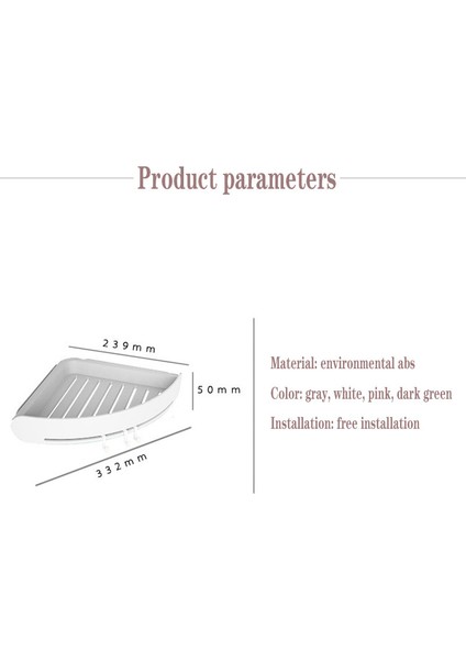 Pembe Tarzı Banyo Üçgen Raf Delme Yok Duvara Monte Duş Raf Tutucu Mutfak Depolama Rafı Organizatör Ev Eşyaları Aksesuarları (Yurt Dışından) fırsatları
