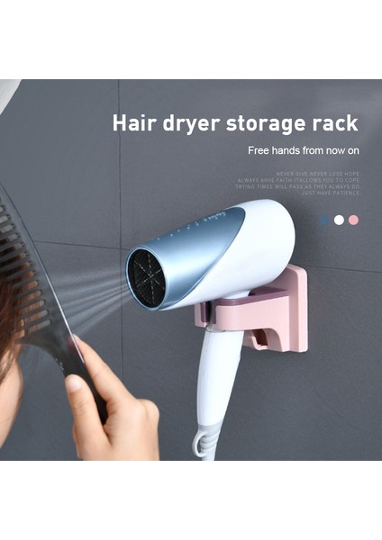 Beyaz Stil Gosterildigi Gibi Duvar Monteli Saç Kurutma Makinesi Rafı Saklama Rafı Ev Banyo Düzenleyici Banyo Aksesuarları Için (Yurt Dışından) modelleri