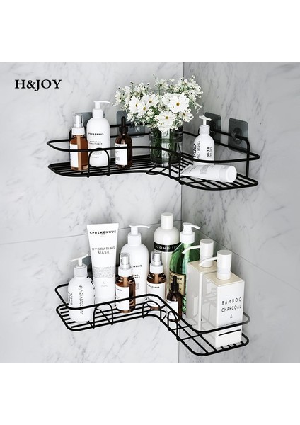 Beyaz 1 Stil Köşe Çerçeveli Demir Banyo Rafı Organizatör Raflar Duş Sepeti Depolama Rafı Şampuan Tutucu Banyo Aksesuarları Için H&joy (Yurt Dışından) modelleri