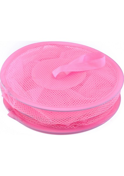 Pembe Tarzı 3 Raflı Askılı Depolama Ağı Düzenleyici Çanta Yatak Odası Kapı Duvar Dolap Düzenleyiciler Ev Depolama (Yurt Dışından)