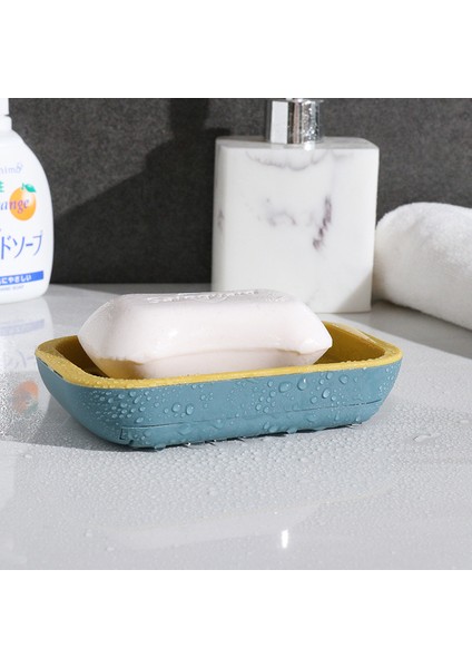 No.1 Tarzı 1 Adet Kendinden Yapışkanlı Sabun Rafı Duvara Monte Çift Katlı Sabun Tutucu Sabun Sünger Tabak Banyo Aksesuarları Sabunluk Araçları Cocina (Yurt Dışından)