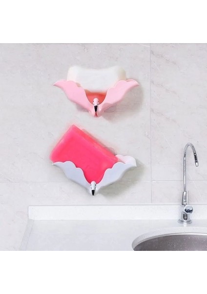 Beyaz Stil Alevli Sis Kutusu Sabunluk Banyo Duş Sabun Tutucu Sünger Saklama Tepsisi Banyo Malzemeleri Banyo Aleti (Yurt Dışından) modelleri