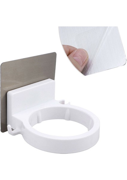 Gri Stil Duvara Monte Saç Kurutma Makinesi Banyo Rafı Depolama Saç Kurutma Makinesi Tutucu Için Inovatif 1 Adet (Yurt Dışından)