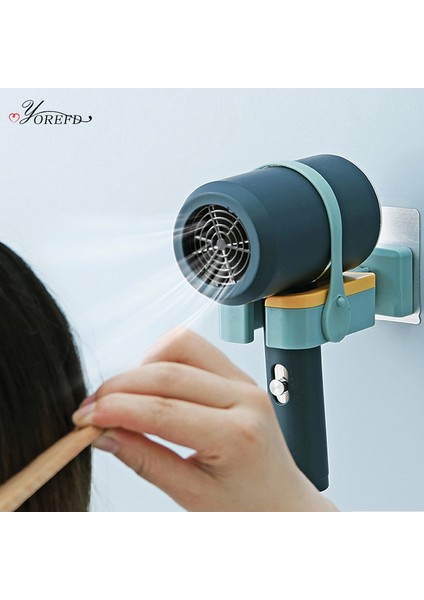 Turuncu Tarzı Duvara Monte Saç Kurutma Makinesi Tutucu Kaymaz Banyo Saç Kurutma Makinesi Rafı Saç Kurutma Makinesi Kablosu Tutucu Banyo Düzenleyici (Yurt Dışından)