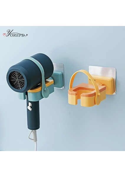 Turuncu Tarzı Duvara Monte Saç Kurutma Makinesi Tutucu Kaymaz Banyo Saç Kurutma Makinesi Rafı Saç Kurutma Makinesi Kablosu Tutucu Banyo Düzenleyici (Yurt Dışından)