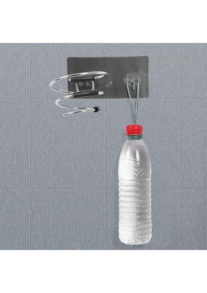 Gümüş Tarzı Saç Kurutma Makinesi Tutucu Üfleyici Organizer Yapışkan Duvara Monte Edilebilir Paslanmaz Çelik Raf Stand Banyo Organizer (Yurt Dışından) fiyatları