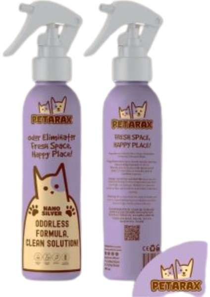Nano Silver Kedi Kumu Için Kötü Koku Hapsedici Sprey 400ML