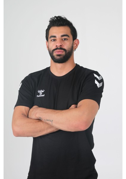 Armin Pamuklu Bisiklet Yaka Tişört Siyah fırsatları