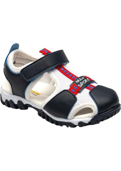Arz 4861 Beyaz-Laci Erkek Çocuk Sandalet Ayakkabı