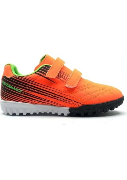 Kids Ronaldo Turuncu Erkek Çocuk Halısaha Futbool Ayakkabısı modelleri
