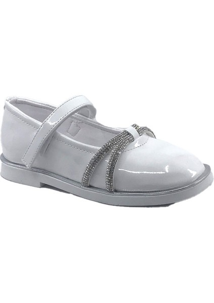 Arz 4754 Beyaz Taşlı Kız Çocuk Babet Ayakkabı fiyatları