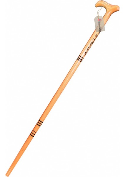 Ahşap Baston, Asa, Ağaç Baston - 90 Cm. - 2 Adet