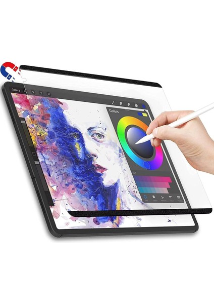 Samsung Galaxy Tab S9 Fe 10.9 Inç Magnetic Ekran Koruyucu (Mıknatıslı) Kağıt Hissiyatlı SM-X510