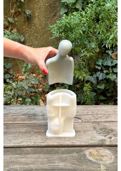 Heykel Erkek Sevgili Silikon Mum Kalıbı