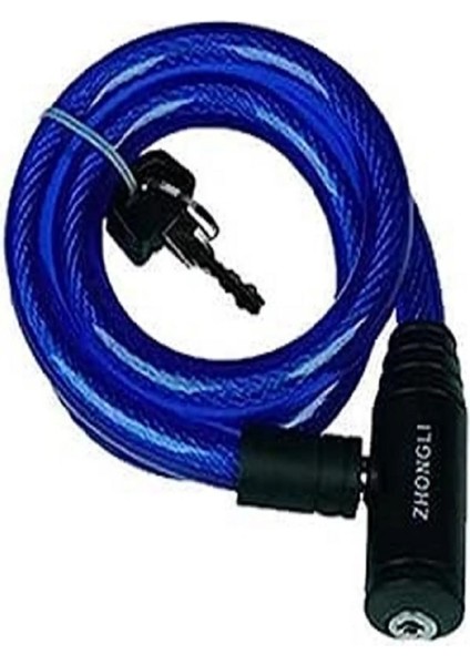 12X80 Bisiklet Halat Kilit Sağlam