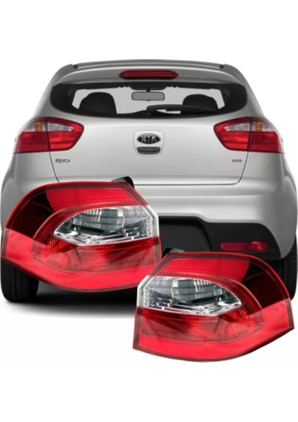 Kia Rio Hactback Dış Sağ Sol Stop Lambası 2012-2014