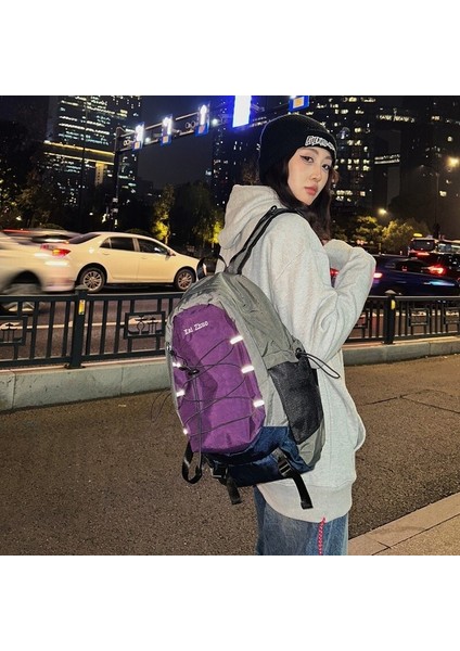 Açık Hava Su Geçirmez Sırt Çantası, Şık ve Rahat Büyük Kapasiteli Lise Öğrenci Çantası (Yurt Dışından)