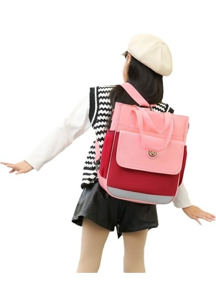 Okula Dönüş Eğitim Sınıfı Çocuk ve Kız Çocukları Için Özel Ders Çantası Baskılı Taşınabilir Sırt Çantası (Yurt Dışından)