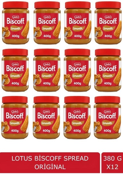 Biscoff Spread Original 400 gr x 12 Adet