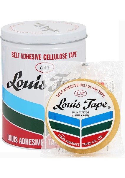Louis Tape Selefon Bant 18 mm x 66 M 8'li Teneke