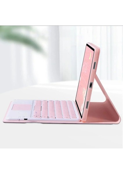 Lenovo Tab M10 TB328FU 10.1 Tablet ile Uyumlu Bluetooth Touchpad Klavye + Bluetooth Mouse + Standlı Kılıf - Bkk7 fırsatları