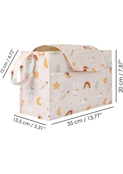 Bebek Arabası Organizer Çanta - Anne Bebek Bakım Çantası - Puset Düzenleyici - Stroller Bag