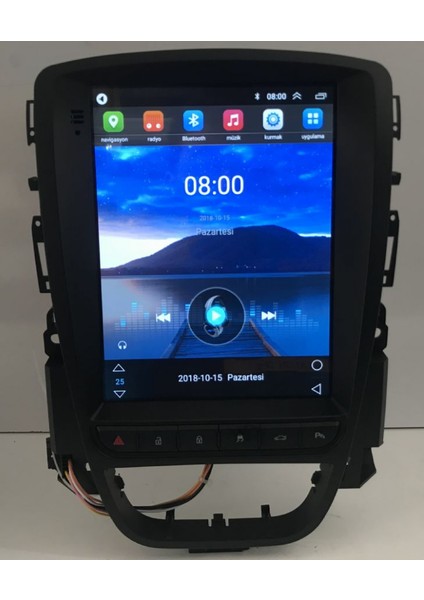 Opel Astra J Tesla Android 2gb Ram 32GB Rom Carplay Navigasyon Multimedya
