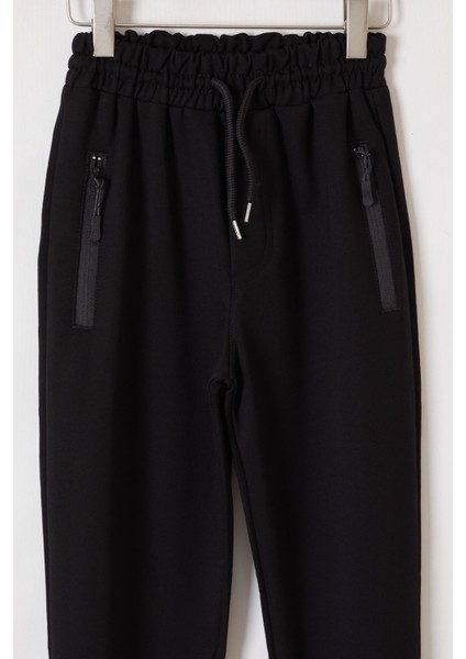 Siyah Fermuar Cepli Çocuk Okul Eşofman Altı 19129 fiyatları