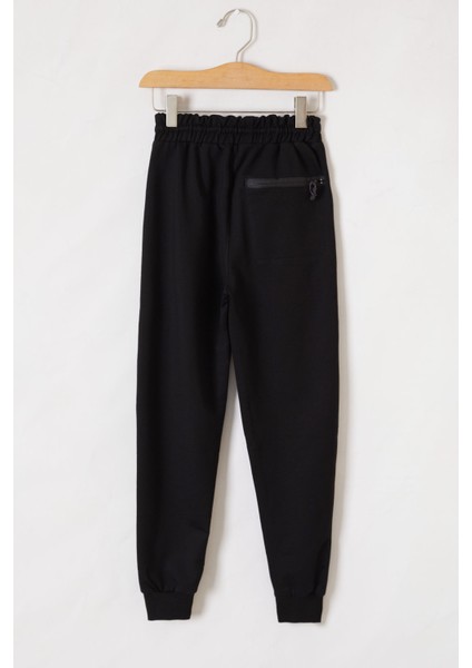 Siyah Fermuar Cepli Çocuk Okul Eşofman Altı 19129 modelleri