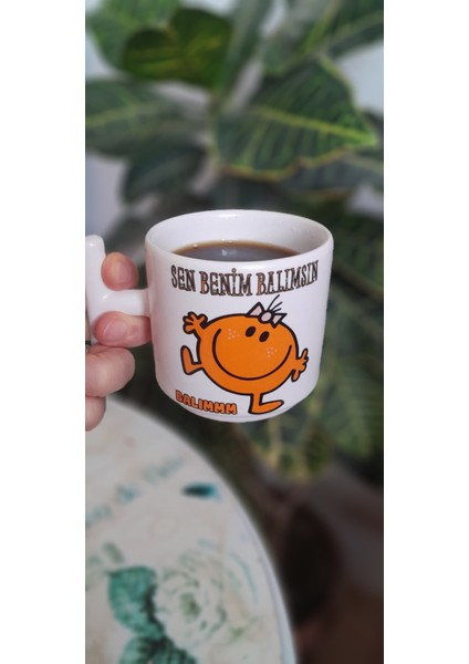 My Cup ''sen Benim Balımsın'' Yazılı Baskılı T Kupa