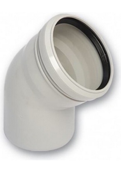 Pvc Açık Dirsek 45' 110 mm